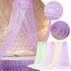 Mosquito Net Dome Princess Bed Canopy Netting Mosquito Net Round Lace Dome For Girls Beds Hanging Bed Canopy Mosquito Net