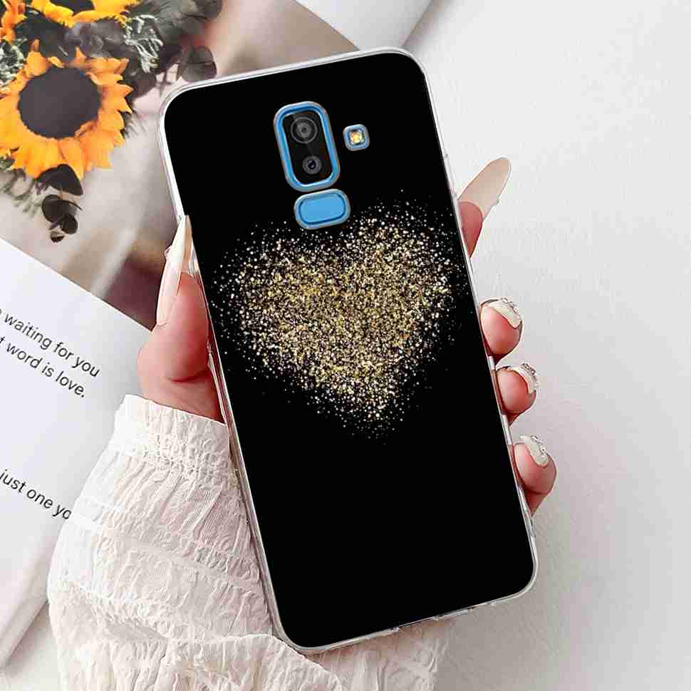 Чехол для Samsung Galaxy J8 2018 6.0" Летний Свежий Лимон Ромашка Мягкий Силикон ТПУ Чехол Для Samsung j8 J8 2018 Защитный Чехол