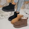 Thick-soled Snow Boots Women's Winter New Velvet Warm Cotton Boots Women's Thickened Cotton Shoes Student Short Boots Women