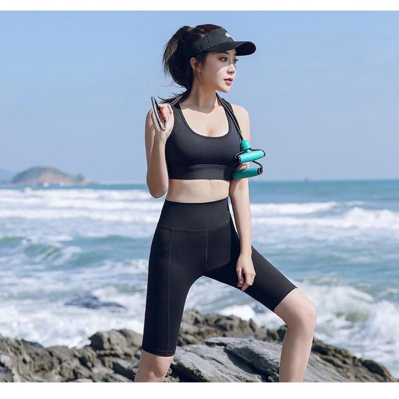 Шорты для фитнеса, женские летние быстросохнущие спортивные штаны для бега больших размеров, эластичные узкие брюки для йоги