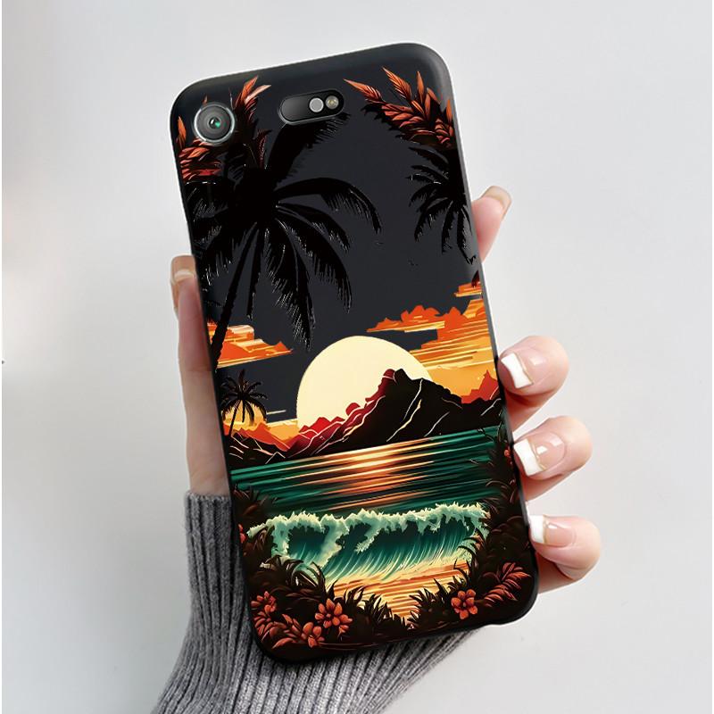 Popular Anime Lucky Printed Case For Sony Xperia XZ1 Compact/Xperia XZ1 mini G8441 SO-02K Anti-scratch Silicone Black Case Shell