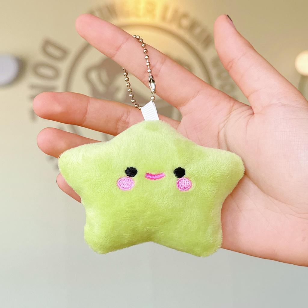 Очаровательный плюшевый брелок в виде звезды: Девичий Рюкзак Брелок Аксессуар