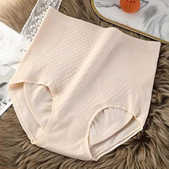 Женское нижнее белье с высокой талией, утягивающее живот, компрессионные трусы с полным покрытием, женские бесшовные эластичные трусы