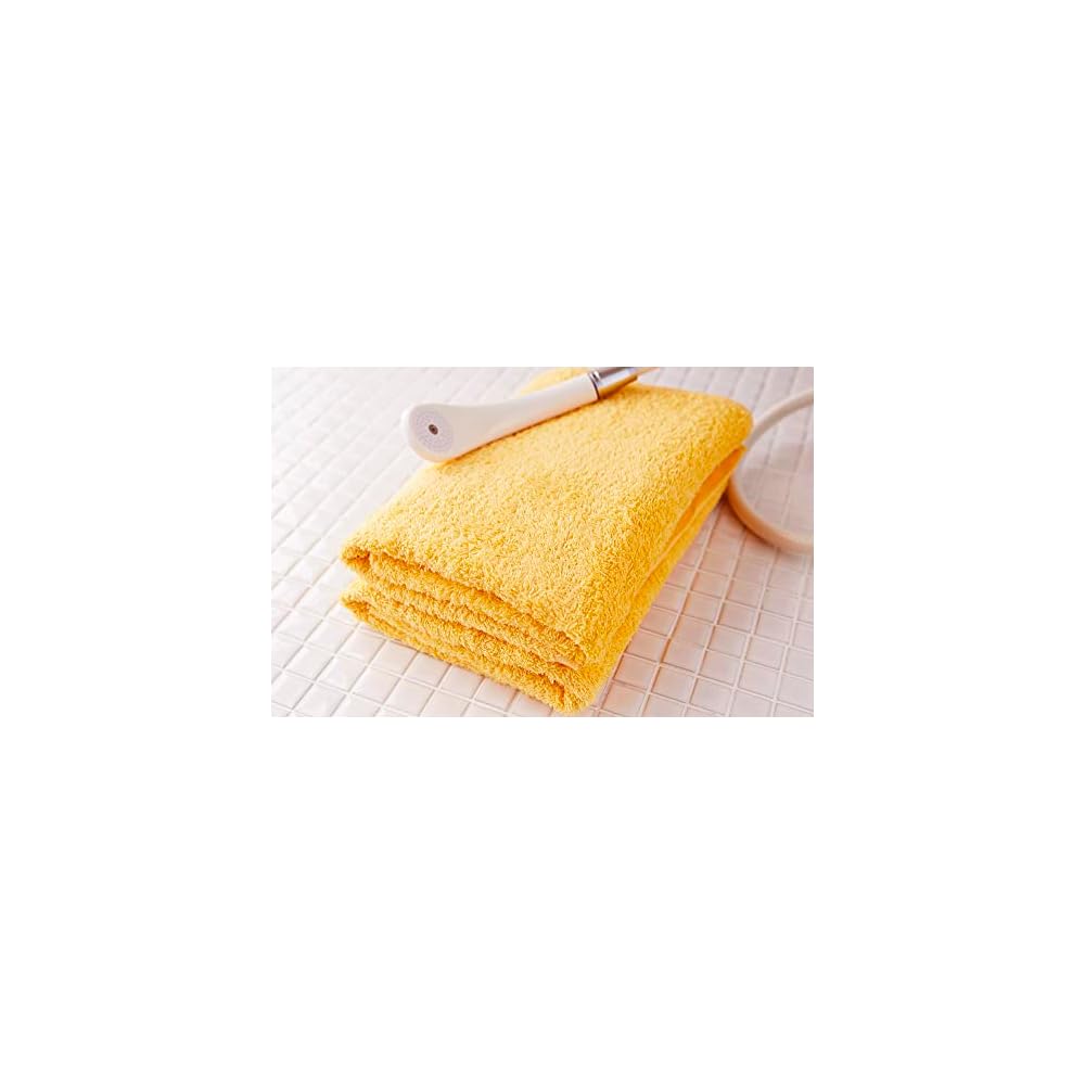 GamachaTowel Bath Towel [Sunset 6-Piece Set] Quick-drying, durable, thin towel. 100% cotton, gentle
