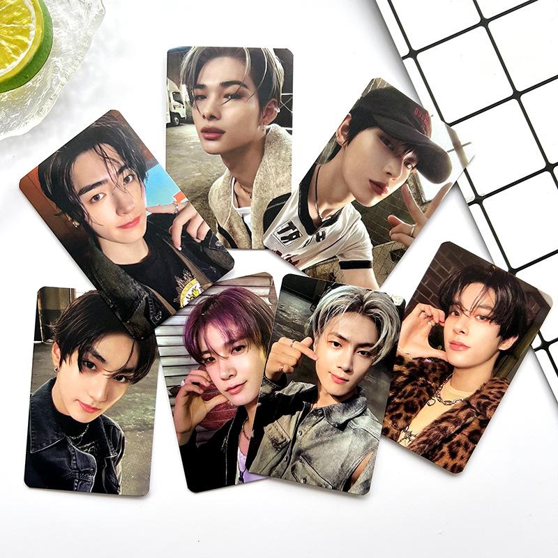 ENHYPEN 7 шт. Набор фотокарточек K-pop участник мужской группы Концепт Селфи Карточки Ломо Коллекция для фанатов Почтовые открытки Подарок Декоративный Аксессуар