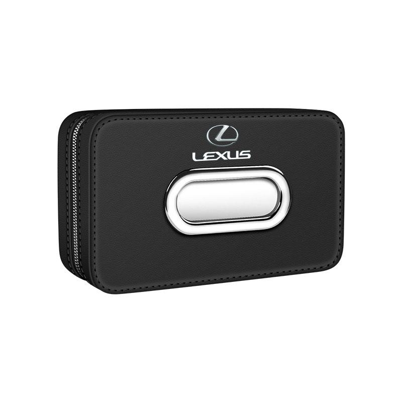 WRSP5 Lexus F SPORT ES UX 300e GS GX IS LBX NX RX High-Capacity Car Interior Tissue Box Kleenex Storage Bag Accessories