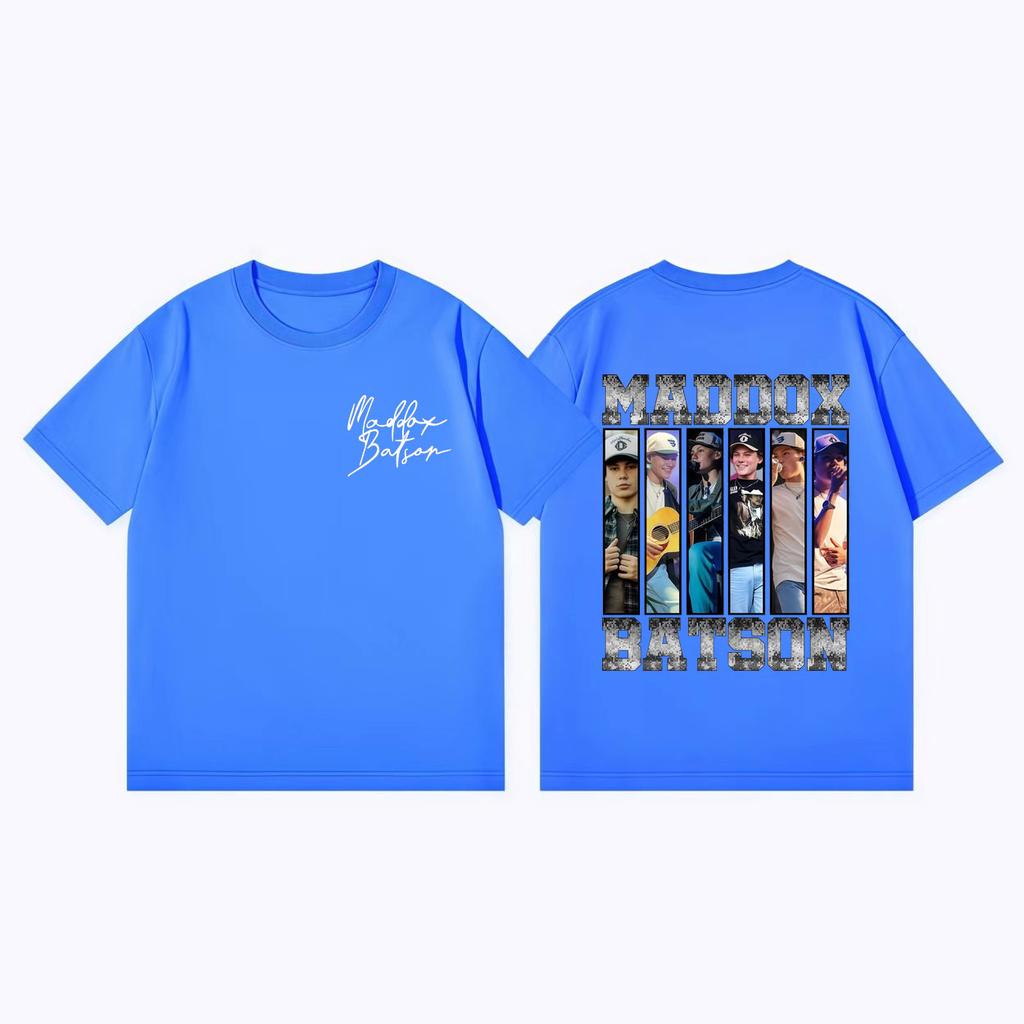 Maddox Batson Live Worldwide Tour 2026 Graphic T Shirts Fashion Vintage Short Sleeve Tshirt Men Women Casual Oversized Tshirts