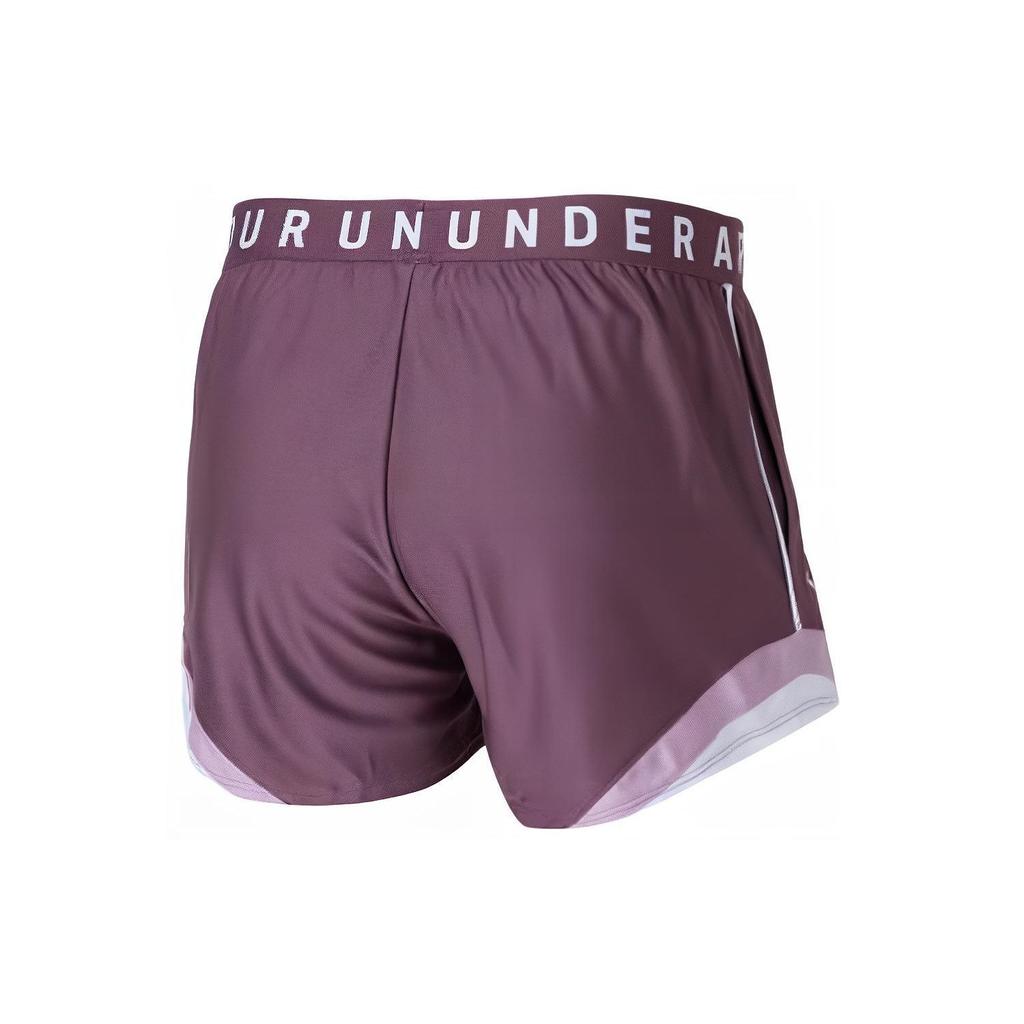 Under Armour Дышащие повседневные шорты с принтом букв и эластичной талией, женские шорты цвета румян 1360940-554