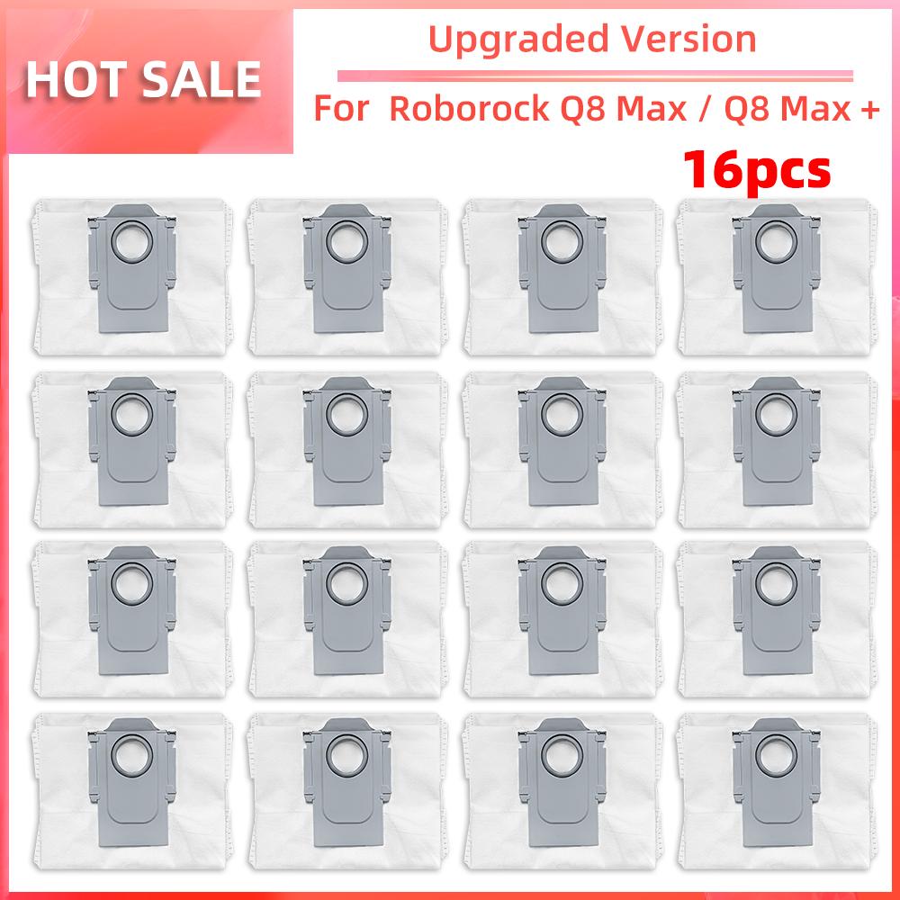 Совместимость с Roborock Q5 Pro / Q5 Pro+ / Q8 Max / Q8 Max+ Основная боковая щетка HEPA-фильтр Насадка для швабры Детали пылесборника Аксессуары