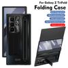 Для телефона Samsung Galaxy Z TriFold, с закаленным стеклом, встроенной подставкой, с ручкой и слотом для ручки, устойчивый к отпечаткам пальцев