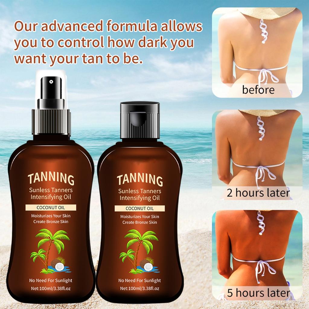 Спрей для загара Микроспрей для загара лица Освежающий нежирный 100 мл