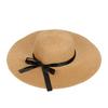 Women Floppy Straw Foldable Big Wide Brim Sun Hat Straw Cap Summer Bow Cap Beach Hat