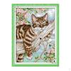 Counted Printed Cat Pattern DIY - 27×39cm 11CT