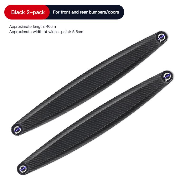 2Pcs Door/Bumper Protective Trim Scratch Protection Car Accessories For Volvo V90 EX30 EX90 C40 S40 S80L XC-Classic C70 CX70 T6