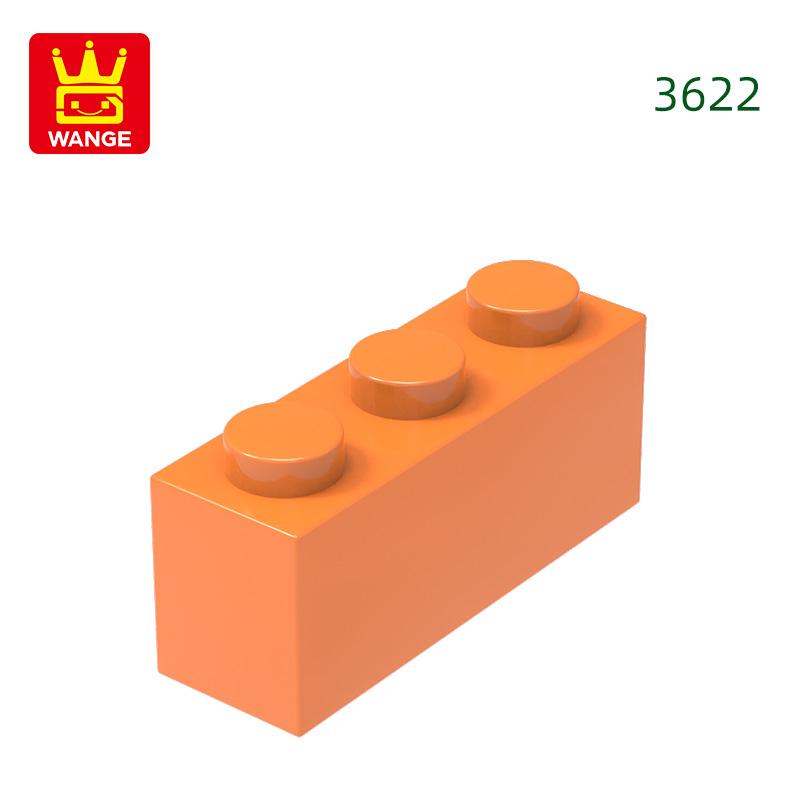 Нетоксичный 85 шт./лот 3622 1x3 точки Строительный блок Moc Классические аксессуары Совместим с Кирпич Детские игрушки Подарочная коробка