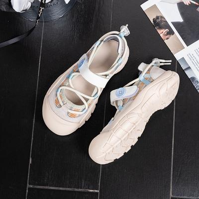 Спортивная и повседневная женская обувь уродливые милые туфли 2025 новые сандалии женские универсальные ретро сандалии на платформе женские летние сандалии