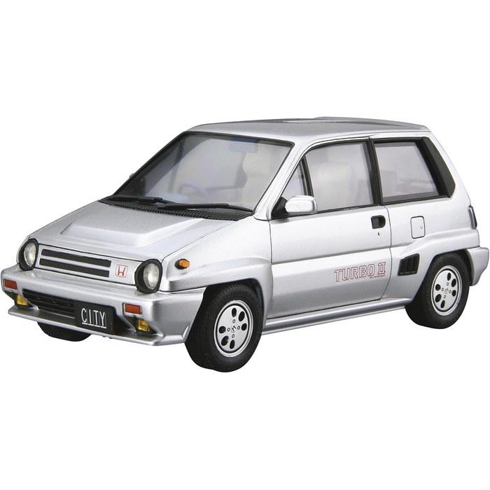 Aoshima The Model Car No.60 1/24 Honda AA City Turbo II '85 Plastic Model Kit