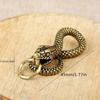 1 шт. Антикварная бронзовая статуя змеи, миниатюрные фигурки, медные животные, украшения для стола, украшения, латунные изделия