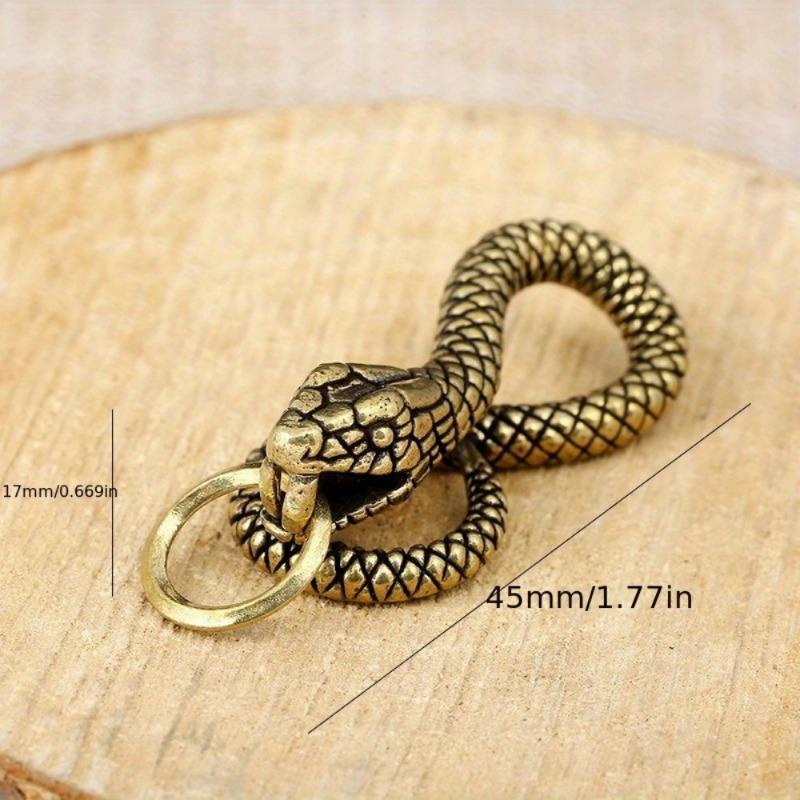1 шт. Антикварная бронзовая статуя змеи, миниатюрные фигурки, медные животные, украшения для стола, украшения, латунные изделия