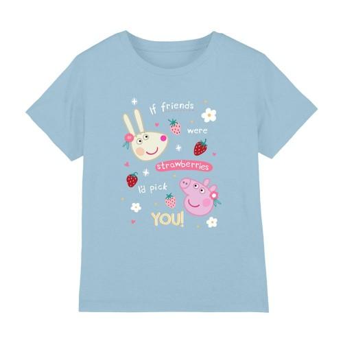Peppa Pig Childrens/Kids Friends Strawberry T-Shirt