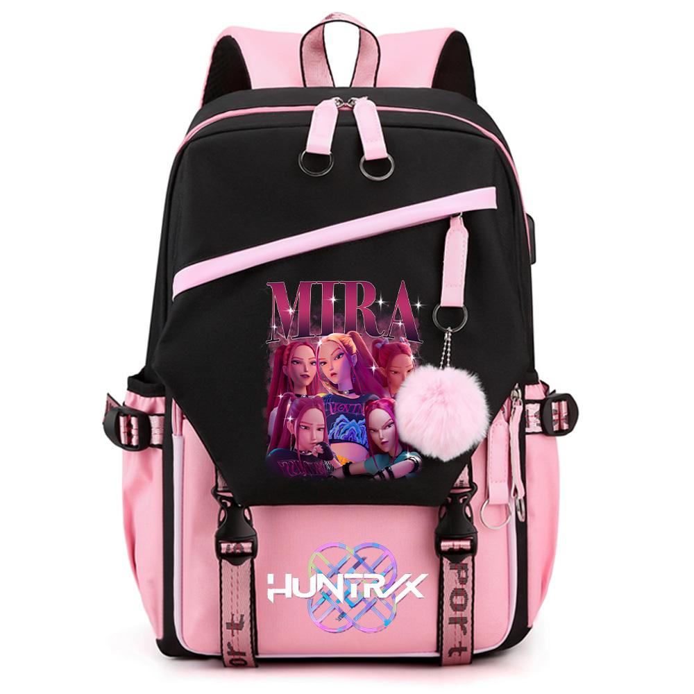 Anime Demon Hunters Printed Large Capacity Backpack for Teenger Student Girl Boy Schoolbag Bookbag Women Waterproof Travel Bag Gift