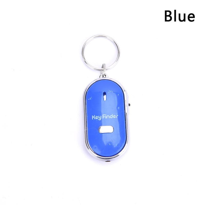 Smart Key Finder Anti-Lost Sensor Keychain Tracker Led With Whistle Clap Locator