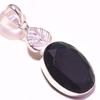 Iolite Gemstone Pendant Handmade Anniversary Gift Antique Jewelry 2" O4b32