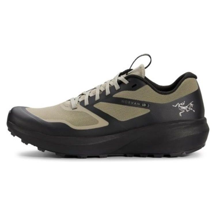 Arcteryx Norvan LD 3 Mesh Round Toe Lace-Up Shock Absorbing Durable Low-Top Outdoor Functional Shoes Unisex Shoes Black Green L08430800