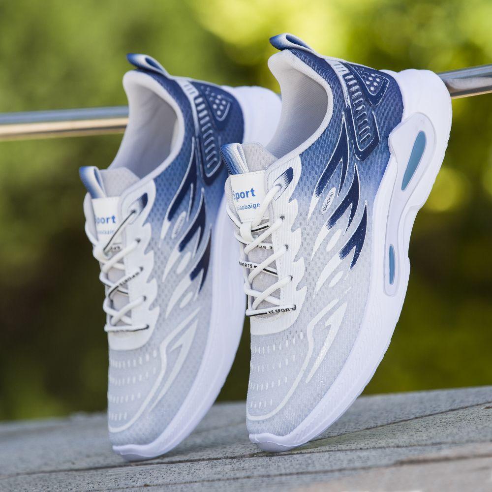 Men's Shoes New Fashion Trend Mesh Sports Casual Shoes Student Soft Sole Comfortable Student Running Shoes