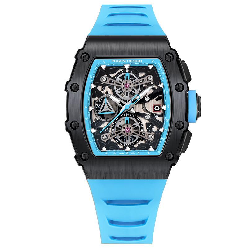 Pagani Design Мужские часы многофункциональные кварцевые водонепроницаемые часы типа «тонно» высокого класса
