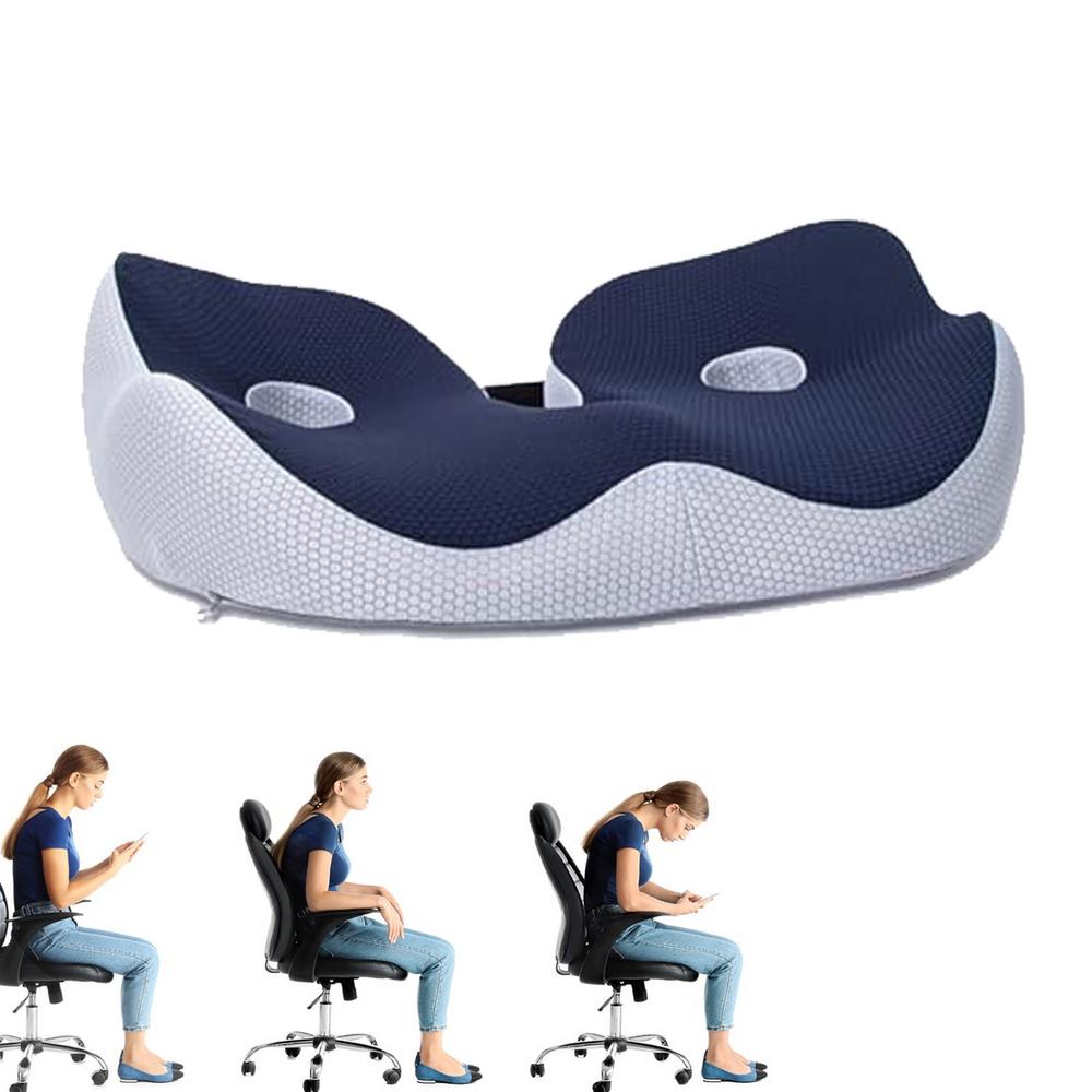 Эргономичная подушка из пены с эффектом памяти для копчика, ортопедическая подушка для сиденья с регулируемой шириной для офисного кресла, автомобиля, для облегчения боли в спине