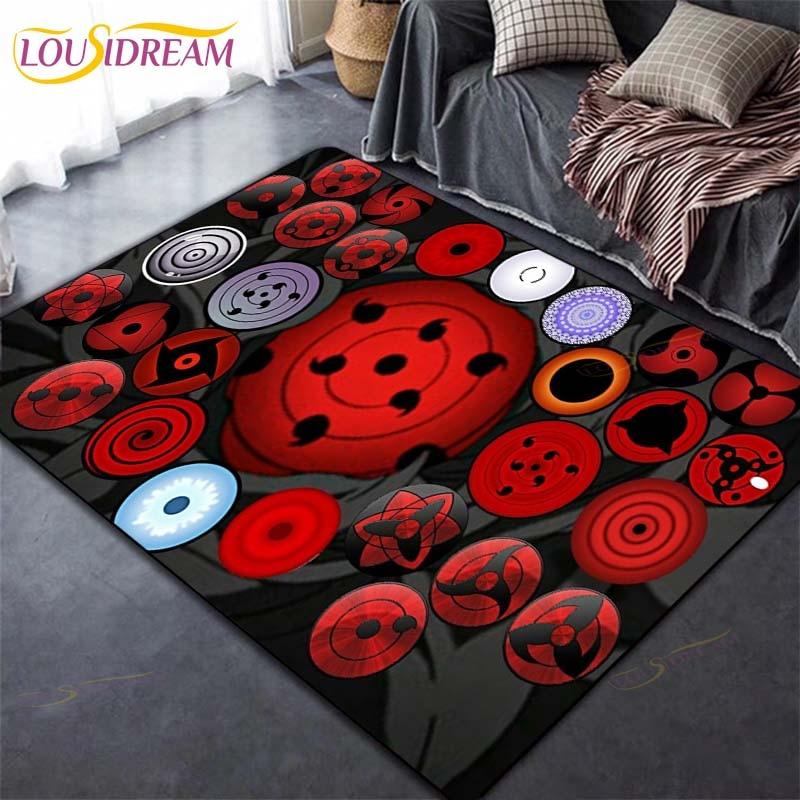 Коврик в стиле аниме, ковер, ковры Наруто для гостиной, мягкий напольный коврик, коврики для спальни, дверной коврик, нескользящие коврики, коврик для ванной