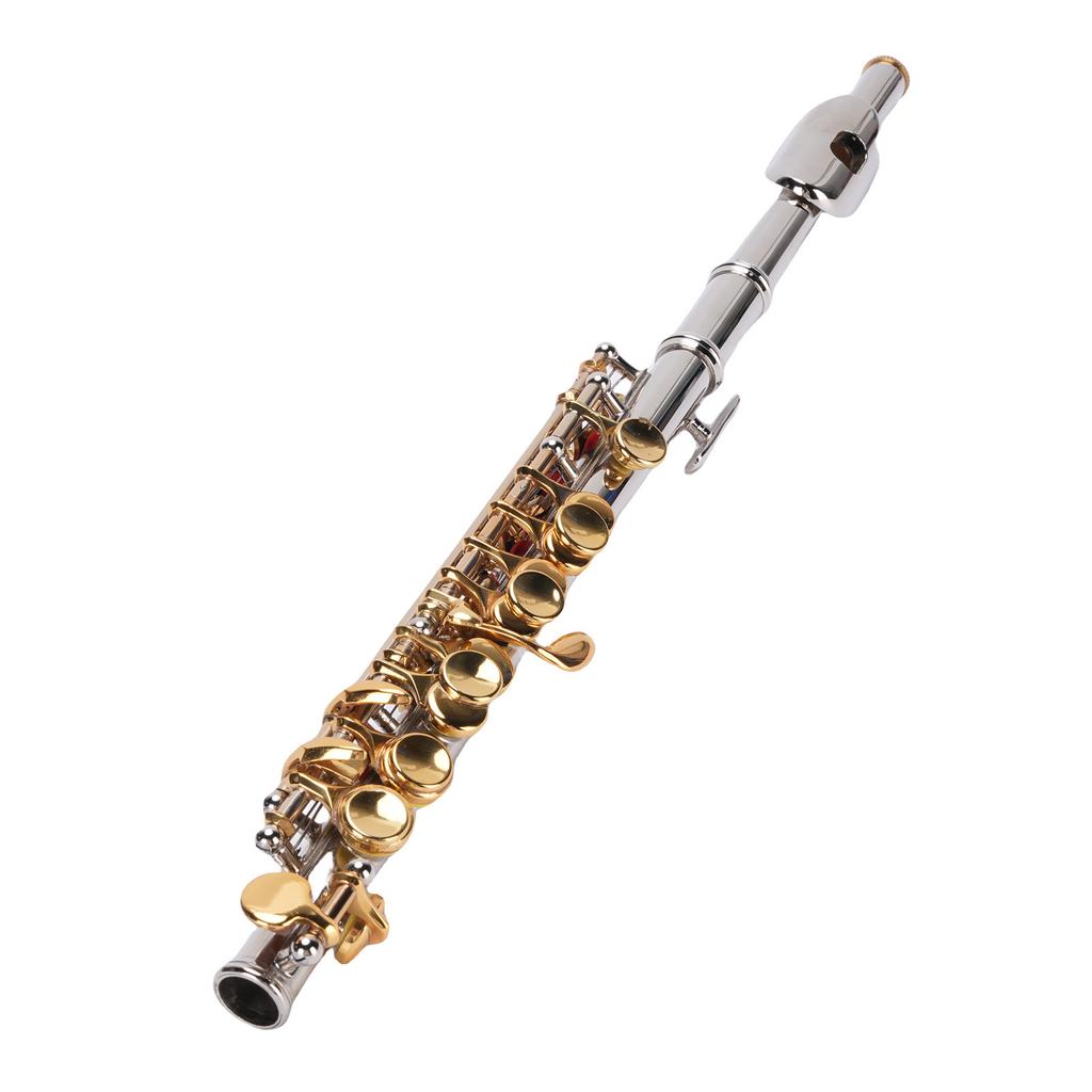 Студенческая флейта Инструмент Серебристый цвет Корпус из белой меди Золотой клапан Студенческая флейта C для практики и выступлений