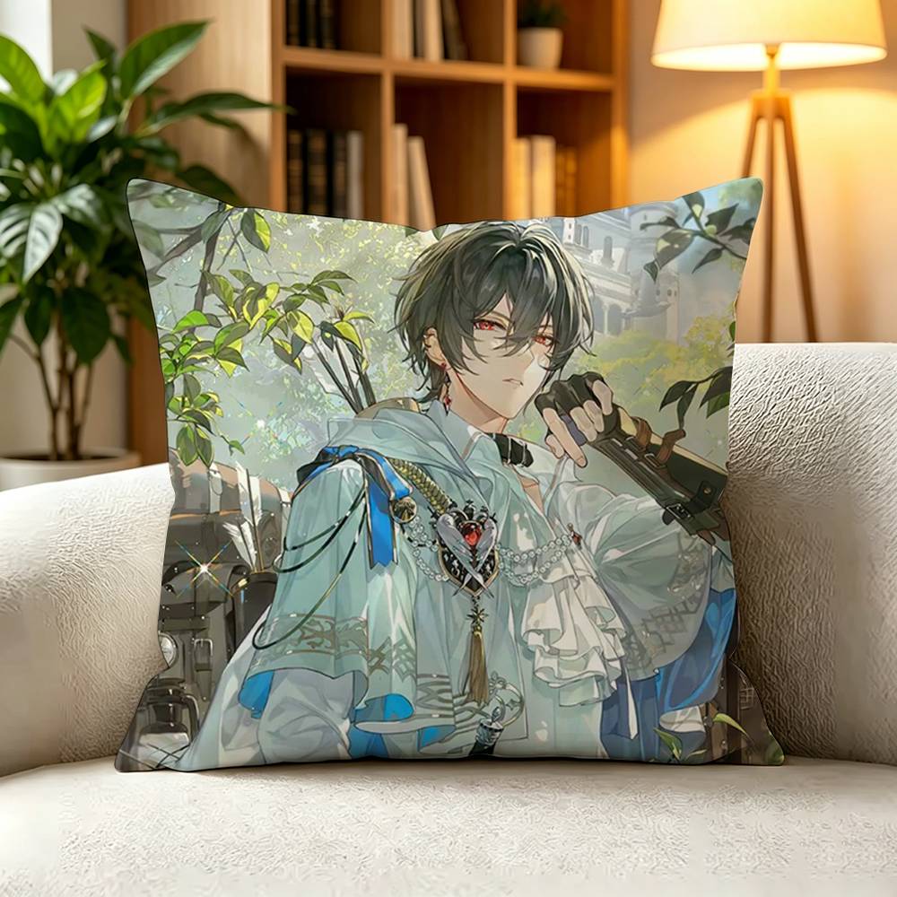 AAyn Alwyn Lovebrush Chronicles Character Pillow Case Square DoubleSided Sofa Cushion Cover Bedroom Bedside Pillow