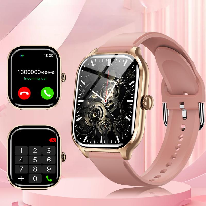 2025 Новые умные часы с голосовым вызовом, 24-часовой монитор здоровья, 100+ спортивных режимов, Bluetooth-умные часы для мужчин и женщин, дисплей 2.01