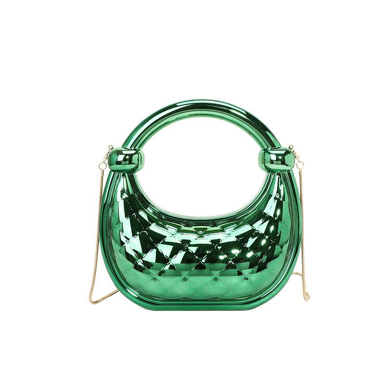 Women's bag 2025 new European and American fashion gradual change color messenger box bag niche hand carry rope knot dumpling bag tide