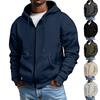 Men's Leisure Sports Fleece Collection Keep Warm More Pocket Hooded Hood Hoodie Coat