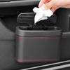 Car Trash Bin Dustbin with Lid Durable Interior Accessories Vehicle Garbage Can