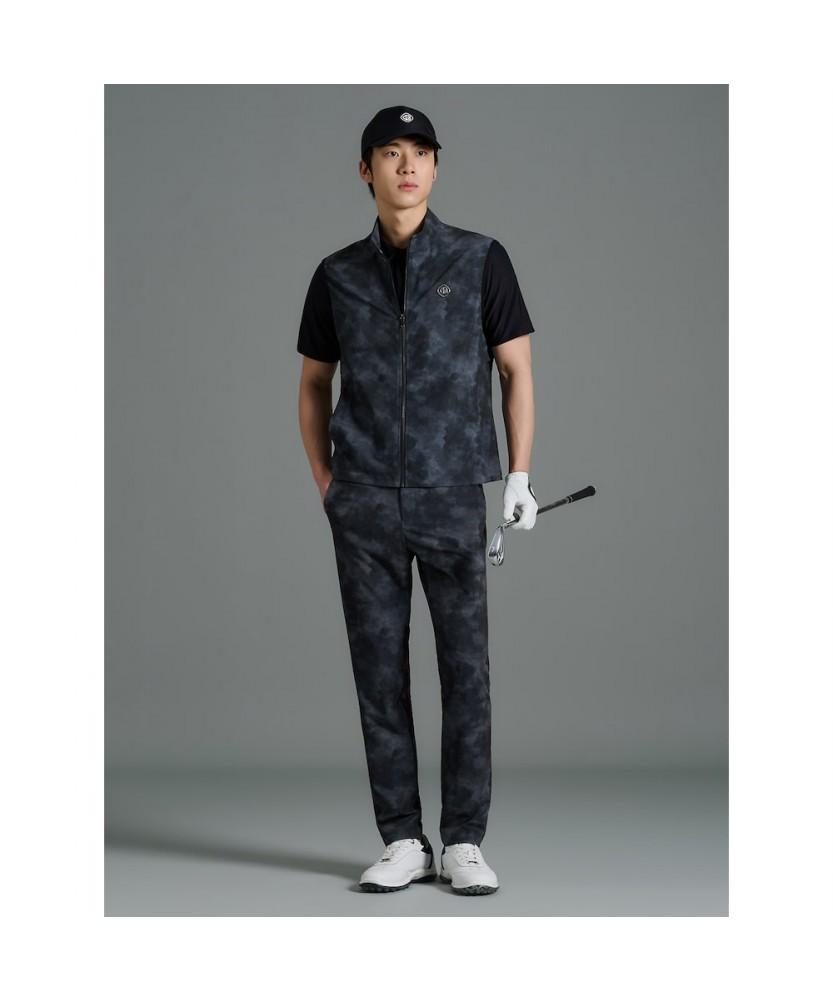 Beanpole Golf [B_Under] Men'S Cloudy Pattern Vest - Black