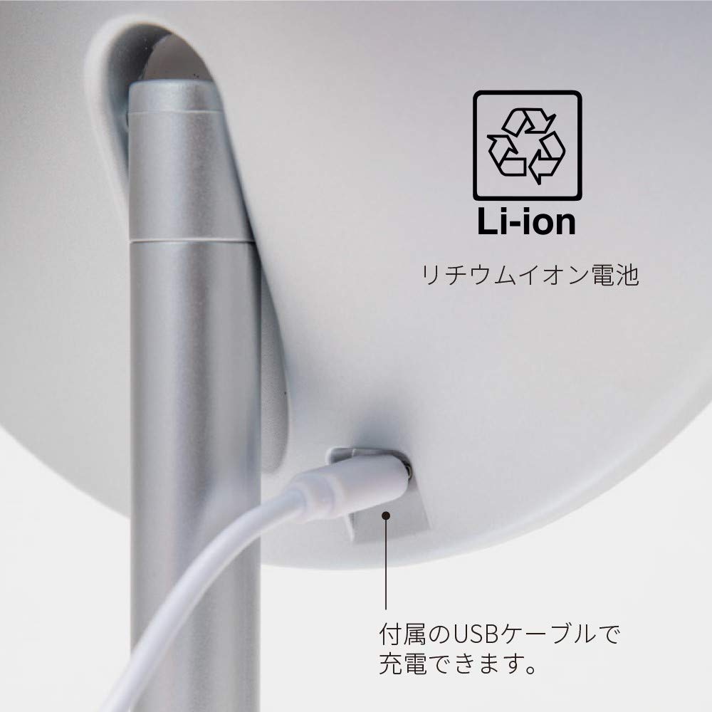 Napure Зеркало - Настольное зеркало со светодиодной подсветкой, отражающее ваш истинный тон кожи, 3-кратное увеличение, Настольное зеркало, Зеркало для макияжа, Подарок на день рождения/Рождество