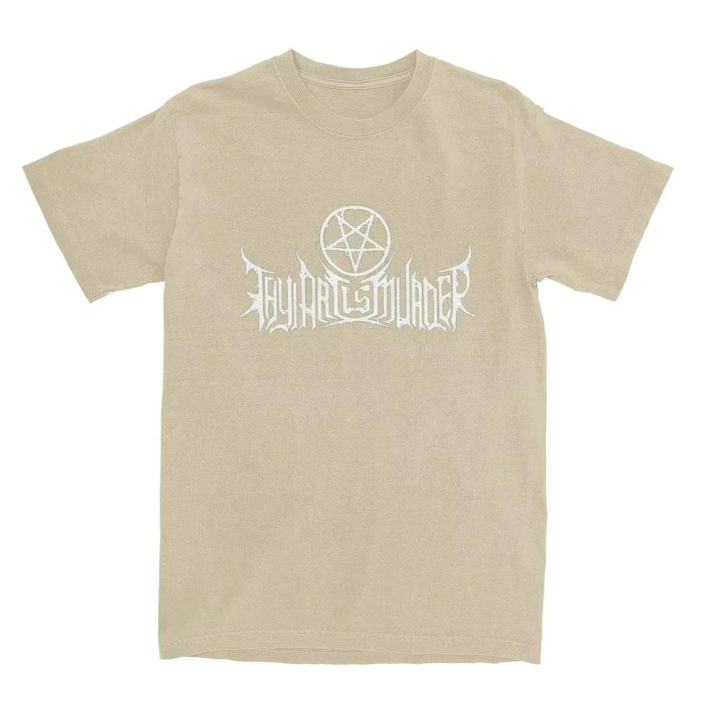 Юмор Th Art Is Murder Логотип Футболки Мужские Женские Круглый вырез Хлопок Винтаж Deathcore Группа Короткий рукав Футболки Подарок на День Рождения Одежда