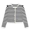 GOELIA French Style Striped Jacket