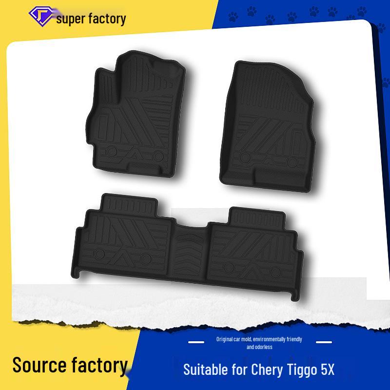 Chery Arrizo 5 Pro, Tiggo 3X/5X, Arrizo GX Индивидуальные двухслойные коврики на пол из ТПЭ