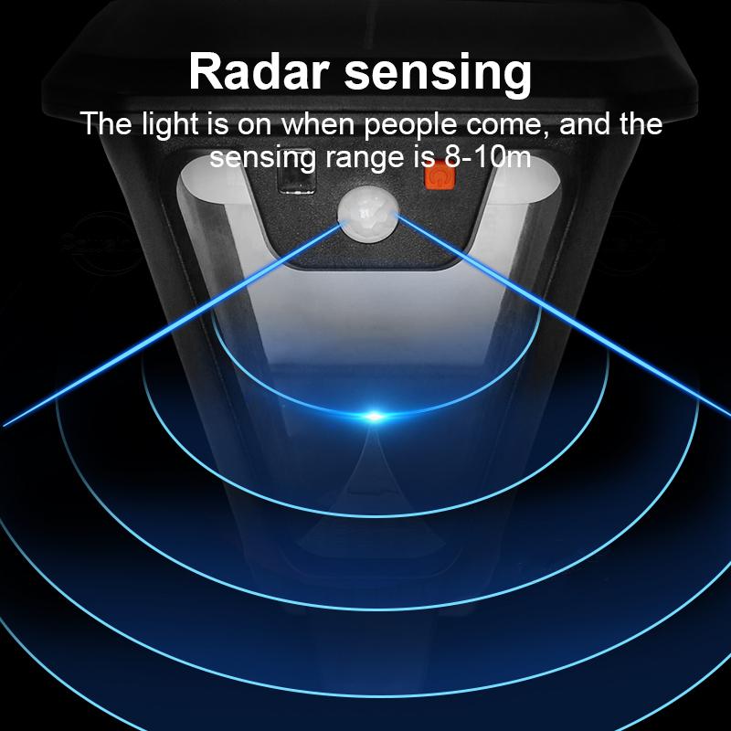 100 светодиодных солнечных ламп, перезаряжаемый многофункциональный солнечный светильник, водонепроницаемый уличный светильник, садовый настенный фонарь