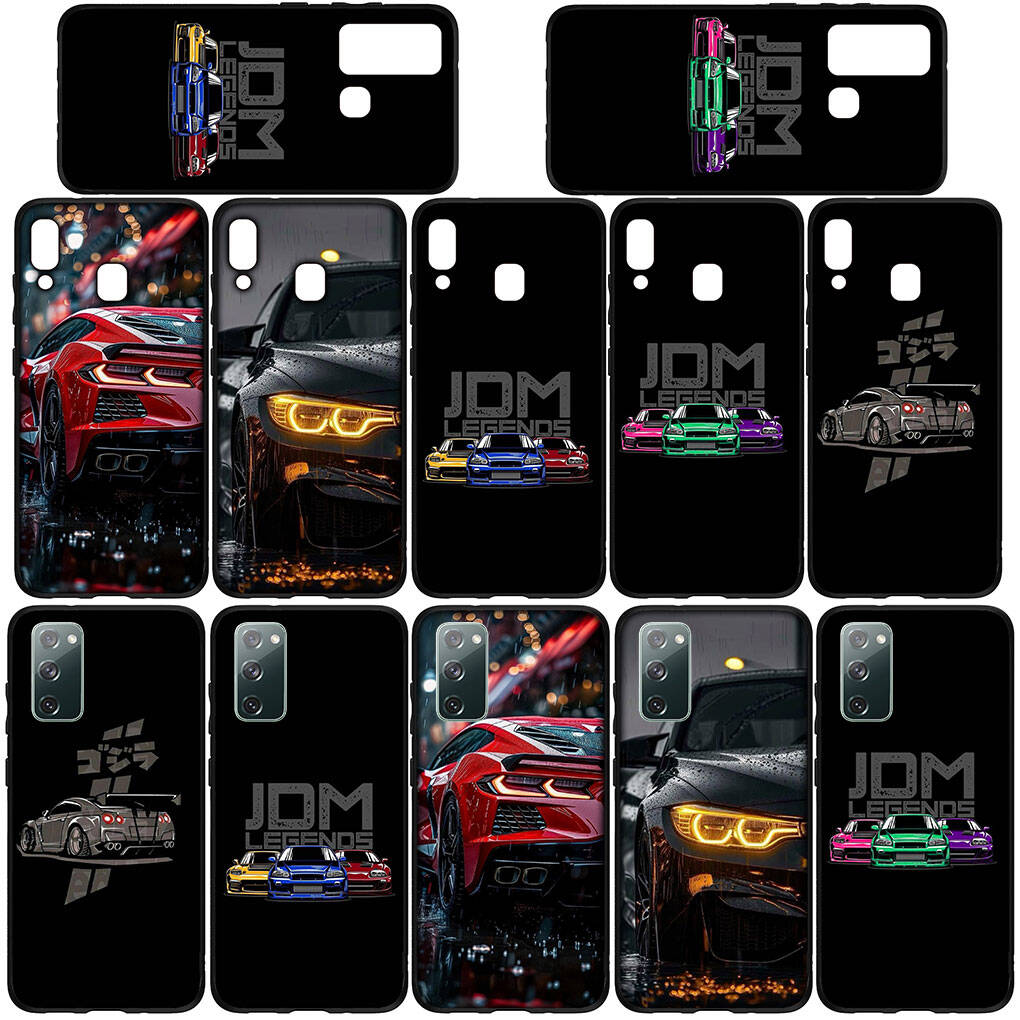 Чехол для телефона для iPhone 17 16 15 Plus Huawei P30 P20 Lite Redmi Note 14 12 11 13 Pro Max OPPO A60 A80 A40 A18 A38 Суперкар Супер Авто Мультяшный JDMs Чехол