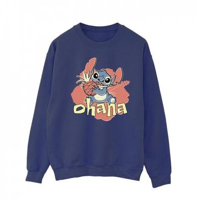 Мужская толстовка с ананасом Lilo And Stitch Ohana