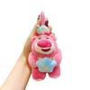 Fun Playful And Strawberry Bear Plush Keychain Ideal For Kids Gift And Use Decor