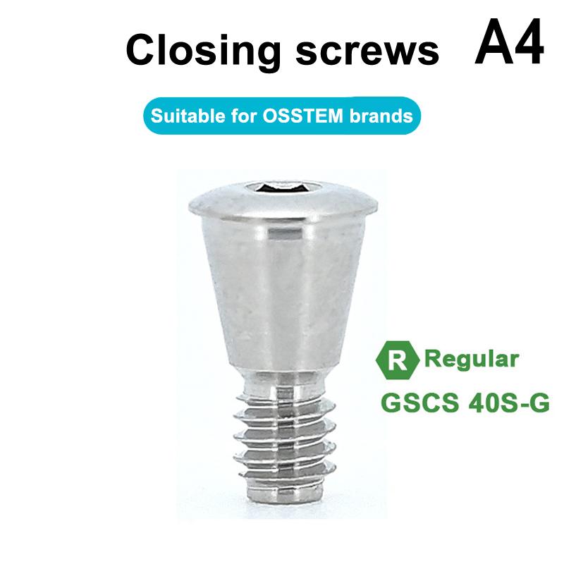 Стоматологический имплантат Композитный герметизирующий винт Аксессуары Момент Мини Обычный Для Osstem Винтовое Оборудование для процедуры