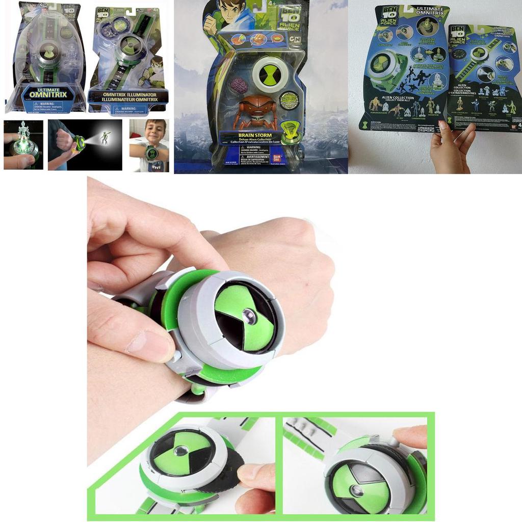 Ben10 Проекционные часы Омнитрикс Высококачественная детская игрушка с регулируемым ремешком и функцией вращения