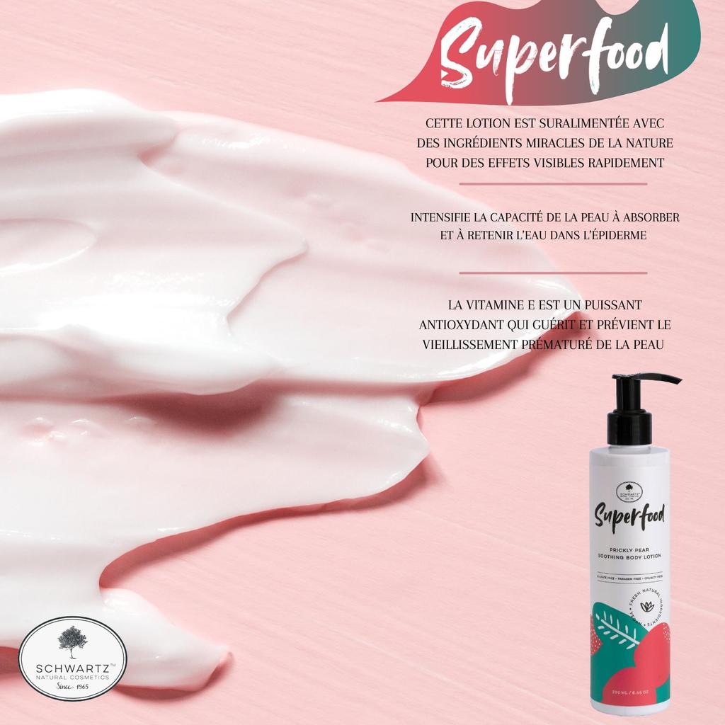 Superfood Face & Body Lotion - Nourishing and Moisturizing for Dry To Very Dry Skin - 250 Ml